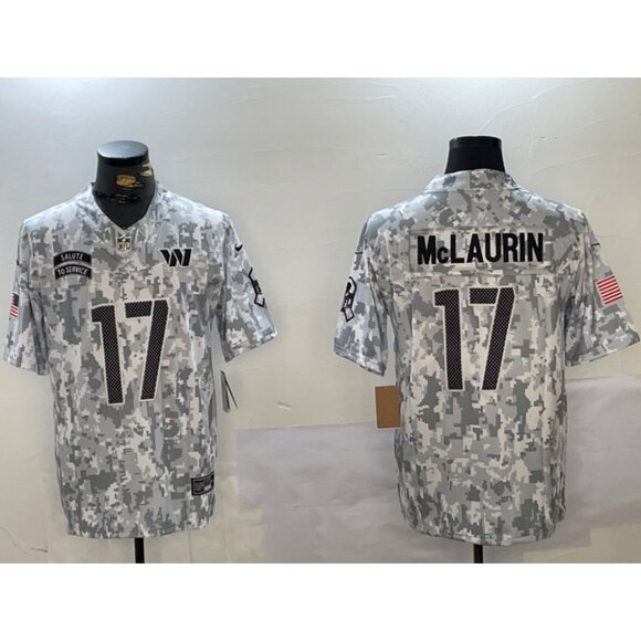 Mens Youths Kids Womens 17 Terry McLaurin Salute to Service Stitched Jersey